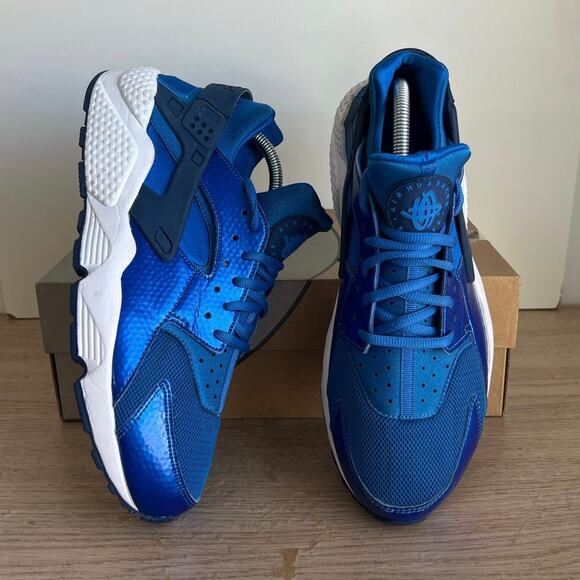 Nike Air Huarache ‘Metallic Blue/White’ Sneakers - W 12- M 10.5 main image 7